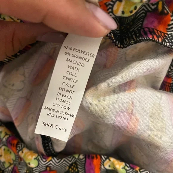 LuLaRoe ice cream leggings - Picture 3 of 3